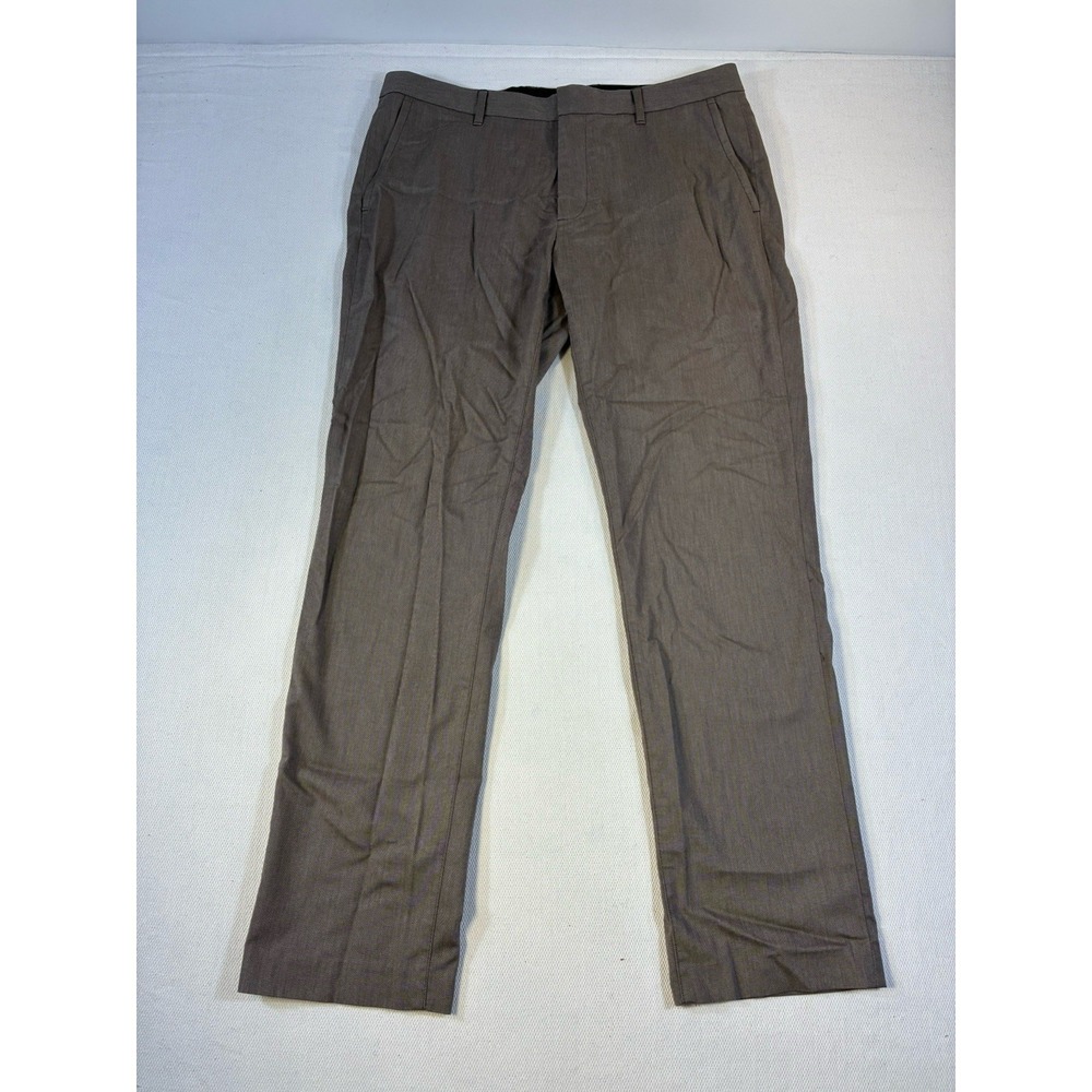 Bonobos Friday Pants Mens 35x32 Brown Chino Dress Slacks Casual Thursday